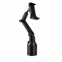 Car Cup Holder Phone Mount for Navigation & Passenger Viewing black