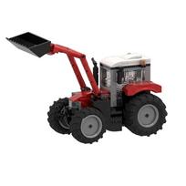 Žaislas konstruktorius BRIXIES Plus 222.775 traktorius Massey-Ferguson 5S su frontaliniu krautuvu
