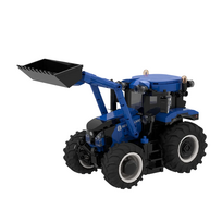 Žaislas konstruktorius BRIXIES Plus 222.746 Traktorius New Holland T6 su frontaliniu krautuvu