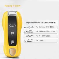 For Porsche Panamera Spyder Carrera Macan Boxster Cayman Cayenne 911 970 981 991 Smart Remote Key Case Fob Covers Bag Key Shell white