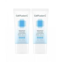 Cell Fusion C aquatiCa Cooling sunsCreen 35ml + 35ml FREE white
