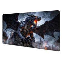 Dark Style Giant Dragon Theme Mouse Pad Desk Mat With Stitched Edges Nonslip Rubber Base Pc Accessories Gaming Mat Magic Mat 800x400x2mm