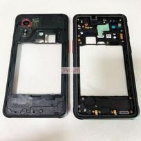 For Samsung Galaxy Xcover 5 G525 G525F Back Housing Middle Frame With Camera Lens Cover Glass Len Replacement Parts white