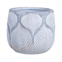 Gėlių vazonas, smėlio ir aukso spalvų, Ø 42 × 36,5 cm