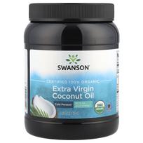 Swanson, 100% Certified Organic Extra Virgin Coconut Oil, 3 lb/6 oz (1.53 kg)
