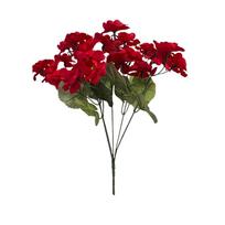 Realistic Artificial Begonia Flowers Floral Arrangement Bridal Bouquet Simulated Begonia Branch Festival Wreath UV Protection raudona