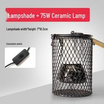 Papūgos ir paukščių narvo šildymo lempa banguotajam papūgaliukui ir nimfai - Specialus žiemojimo roplių šildytuvas. EU Standard 220-240V black