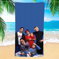 B-Backstreet Boys Towel Microfiber Beach Towel, Quick-Dry, Sand-Free, Ultra-Fine Fiber, Super Soft. 150X75CMSYJ150