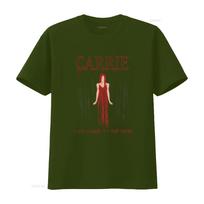 Carrie Stephen King 1976 Horror Movie Inspired Unisexs T Shirt Take To The Prom Design Vintage Stylish Designer Clothes 4XL brown