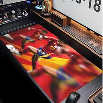 Lamine Yamal Futbolo Raštas Pelės Kilimėlis Ne?Neslystantis guminis pagrindas žaidimų pelės kilimėlis stalui, biurui, namams 50cmx100cm(19.6x39.4inch)
