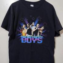 Vintage Giant Backstreet Boys 2001 Black Blue World Tour T Shirt M 19 5x26 5 3XL blue
