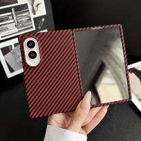 Luxury Business Magnetic Carbon Fiber Case for Samsung Z Fold 8 Wide Lens Protrusion Shockproof For Magsafe Tempered Film Cover Galaxy Z Fold 8 Wide
