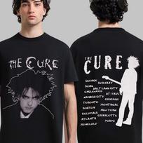 The Cure Cotton Graphic T Shirt Punk Rock Band Tee Y2k Grunge Streetwear Retro Graphic Print Harajuku Y2k Tshirt Unisex Unisex Tops 4XL black