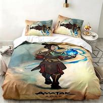 Avatar The Last Airbender 3pc set Perfect for bedroom use Comfortable bedding set includes a duvet cover and two pillowcases Ideal birthday or Christm 140cmx210cm gray