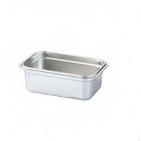 Stainless Steel Food Box Bento Reusable Rectangular Storage Container for 22.5*15*7.5cm gray