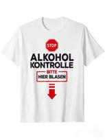 Alkoholio testas Prašau papūsti Juokingi alkoholio testo marškinėliai Juokingi vyriški marškinėliai Retro vyriški marškinėliai Vyriški vasaros kasdieniai marškinėliai 120 white