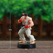 Anime Street Fighter Fighting Game Action Figure Ken Masters Hoshi Ryu PVC Kawaii Toys Dolls Room Decor Birthday Gift For Boys green