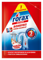 Rorax Vamzdžių valiklis granulės (vienkartinis 60g)