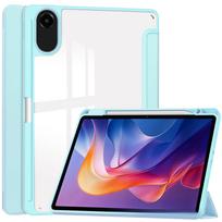 Tablet Case For Xiaomi Redmi Pad 2 Case 11inch Tri-Fold Acrylic Pen Slot For Redmipad 2 dangaus mėlyna spalva