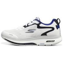 Skechers Go Walk Workout Walker Comfortable Versatile Shock Absorbing Durable Low Top Running Shoes Men sneaker White Black Blue 216451-WBL 40 white
