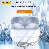 Redmi Buds 6 Pro Case, Silicone Soft for Redmi Wireless Bluetooth Earphones, Shockproof, Dustproof, Skin-Friendly