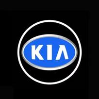 2 vnt. LED automobilio durų projektoriaus šviesos Automobilio priedai Kia Stinger Sportage Picanto Stonic Forte 5 3 4 K7 K5 K8 K3 Soul K9 Seltos gbnkr30 white