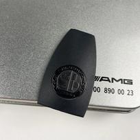 Automobilio raktų pakabukai Mercedes-Benz AMG obuolio medžio raktų apvalkalas A klasė C klasė E klasė CLA GLA GLC W210 W212 E63 W205 GT GLS G63 FE1 juoda