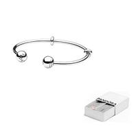 Pandora 925 sidabro apyrankės moteriškos 596477 17.5-Brand Original Box white