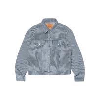 Levis X Nigo 557XX Hickory Stripe Trucker Jacket Indigo LV20230330-01 XS gray