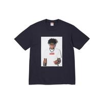 Aukščiausios kokybės medvilniniai marškinėliai su NBA Youngboy atvaizdu SUP-FW23-002 L white