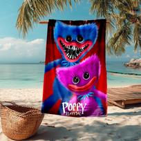 Ultra-Soft Beach Towel with Huggy Wuggy Theme,Ideal for Pool - Camping, Diving - Perfect Travel Essential, Vibrant Beach Towel. 70cmx140cm(27x55inch)