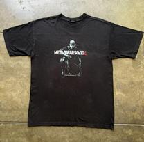 2007 Metal Gear Solid 4 T Shirt Snake Solo Video Game Graphic Tee Unisex S-5XL 100 black