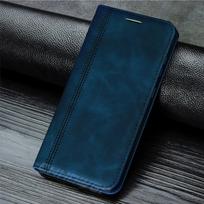 Magnetinis atverčiamas odinis dėklas, skirtas Huawei P30 P40 P Smart Y5P Y6P Y7P Y5 Y6 Y7 Y9 Prime Honor 9A 9S 9C 9X 8X 8A 8C 8S 10i 10 Lite piniginės kortelės stovo dangtelis Huawei Honor 10 Lite mėlyna