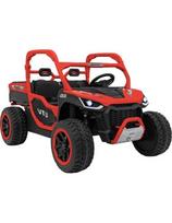 Elektrinis vaikiškas automobilis Farmer Truck UTV Racing, raudonas