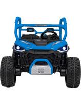 Vaikiškas elektrinis visureigis Farmer Truck UTV Racing, mėlynas