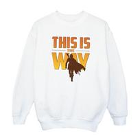 Star Wars Womens/Ladies The Mandalorian This Is The Way Sweatshirt M balta