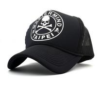 Fashion Men'S And Women'S Skull Summer Cap Cap Cap Baseball Cap Sub Truck Mesh Cap Adjustable juoda