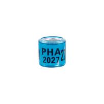 50 vnt. PHA 2026/2027 Balandžio kojos žiedas, vidinis skersmuo 8 mm, su numeriu, aliuminio-plastiko, paukščių kojos žiedas, daugiaspalvis, paukščių aksesuarai blue