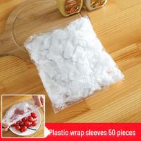Food-Grade Disposable Cling Film Fresh-Keeping Bowl Lid Cover white
