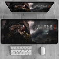 Expand Desk Mats 400x900mm Stalker 2 Large Gaming Mouse Pad Computer Laptop Rupper Keyboard Pad Desk Mat PC Gamer XXL Mouse pads 30cmx60cm(11.8x23.6inch) gray
