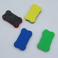 Erasable Magnetic Children's Desktop Whiteboard for Teaching and Notes blackboard eraser yellow