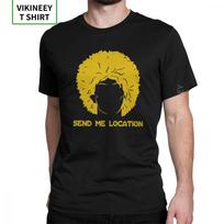 Unisex T Shirt Send Me Location Awesome Short Sleeve Khabib Nurmagomedov Meme Tees Crewneck Clothes 100 Cotton 3xl Tshirt 4XL yellow