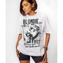 Blondie  New York Vintage Tshirt Summer New Casual Unisex Tshirt XL gray