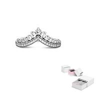 Pandora Rings Women's 197736CZ 48-Original Box And Original Bag white