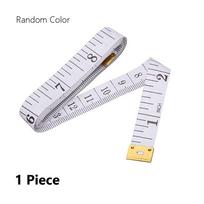 *1/5/10Pcs 150cm/60-Inch Soft Body Measuring Ruler Tailor Tape Measure Centimeter Meter Sewing Measuring Tape in Random Colors white