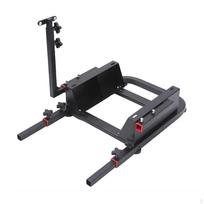 Pedal Stand with Shifter Mount Stable Sim Racing Cockpit Space Saving for Gamers black