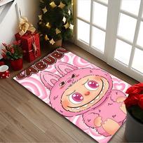 [LABUBU Printed Carpet] Durable Home and Office Area Rug, Kitchen Farmhouse Decorative Floor Mat 50cmx80cm