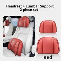 For Tesla Car Headrest Pillow Lumbar Support Premium Quality Breathable Fit Model 3 Model Y Highland Model S Cybertruck Model X