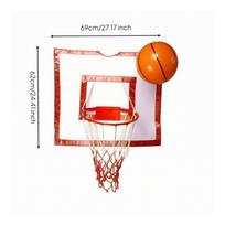 Wearable Basketball Hoop Costume indoor/outdoor Game Accessory Versatile red