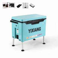 Fishing Seat Box Adjustable Tackle with Legs Telescopic for Anglers,